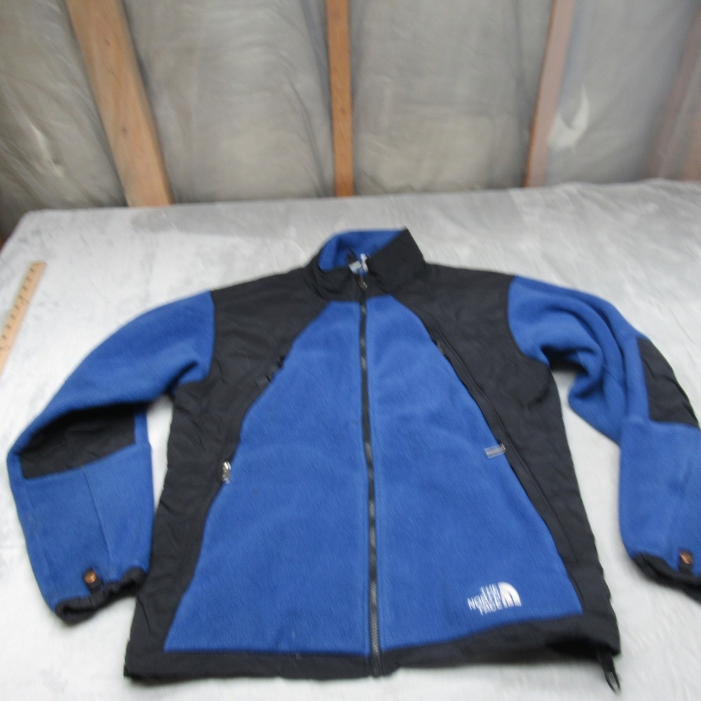 North Face Jacket Men Large Blue Interchange Windstopper Fleece Full Zip 90s VTG